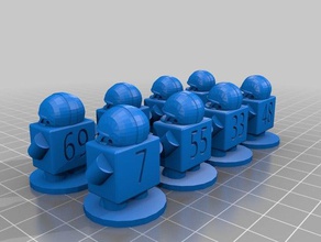 techno ciotola mostri squadra giocattolo & accessori di gioco da tavolo calcio 3d print model - Mito3D