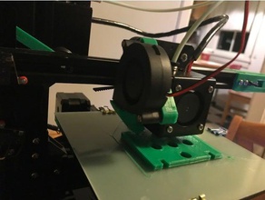 tronxy x1 ventilatore radiale monte dell'ugello stampante 3d parti 3d print model - Mito3D