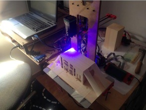 m-primeiro-um laser de adaptador Impressora 3d acessórios 3d print model - Mito3D