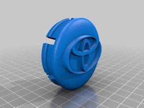 toyota prius centro de la rueda pac 3d print model - Mito3D