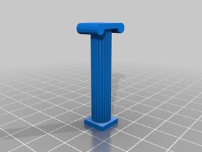 columna peana edifícios e estruturas personalizado 3d print model - Mito3D