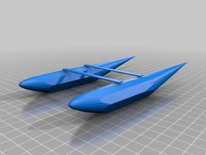 seaplane landing gear 3d printing 3d print model - Mito3D