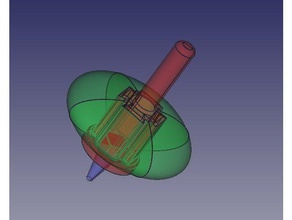 gyro pov colore trucco gadget giroscopio 3d print model - Mito3D
