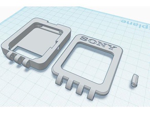 sony smart watch 3 - cas remixé l'impression 3d 3d print model - Mito3D