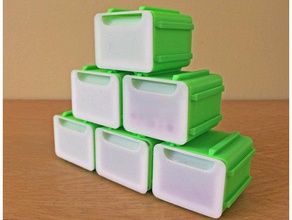 il mio modulare scatole utensili & caselle box cassetto mini cassetti modulo 3d print model - Mito3D