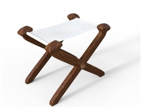 chair toys & games hocker medieval old stuhl 3d print model - Mito3D