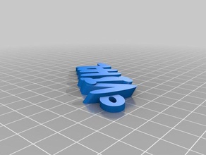 vishal - name keyring keyfob organization customized 3d print model - Mito3D