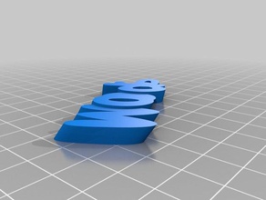 boschi targhetta organizzazione su misura 3d print model - Mito3D