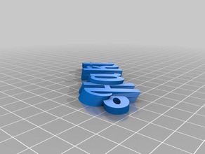 hackett nametag organization customized 3d print model - Mito3D