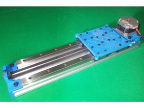 061-diy linear motion guide 2 rail cnc homemade 3d printer laser router drill milling printing 3d print model - Mito3D