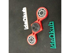 spinner 3 bearings toys & games bearing fidget hand toy 3d print model - Mito3D