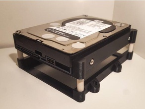 unidad de disco duro acústico aislante equipo 3d print model - Mito3D