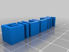 giulia Schlüsselanhänger kundengebundene 3d print model - Mito3D