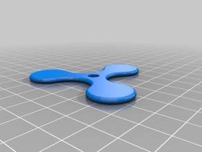 flat spinner mechanical toys customized 3d print model - Mito3D