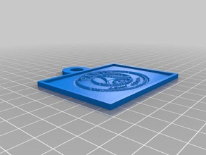 psg small lithopane 2d art customized 3d print model - Mito3D