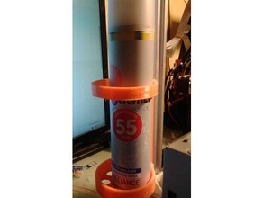 hypercube 2020 printer bottle laksch holder 3d accessories extrusion spray 3d print model - Mito3D