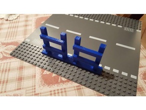 lego city enceinte jouets de construction encolsure 3d print model - Mito3D