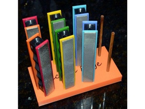borda ímpios pedra titular porta-ferramentas & caixas 3d print model - Mito3D