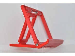 foldable tilting tablet phone stand holder ipad 3d print model - Mito3D