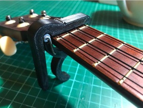 ukulele capo musica 3d print model - Mito3D