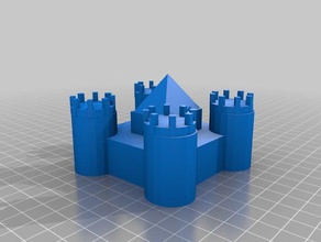 genérico castelo A impressão 3d 3d print model - Mito3D