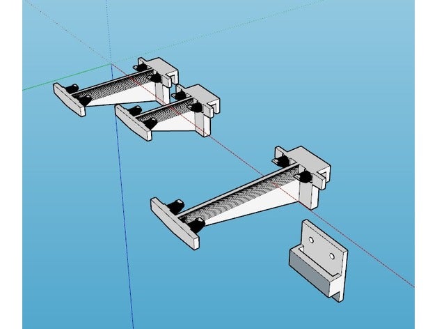 wall spool holder - support bobine mural 3d printer accessories filament 3D print model - Mito3D