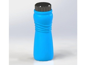 bottle cap art tools 3d printing container thermos thirsty water waterproof 3d print model - Mito3D