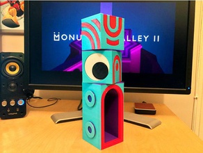 doortem - friend monument valley 2 games totem 3d print model - Mito3D