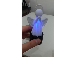 angel tea light remix art 3d print model - Mito3D