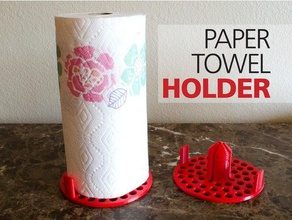 paper towel holder lock kitchen & dining 3d print model - Mito3D