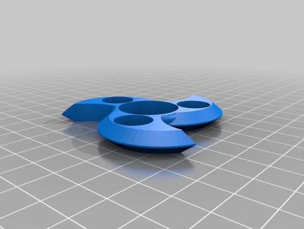 my customized deadly wave fidget spinner pick-a-weight toys & games 3D print model - Mito3D