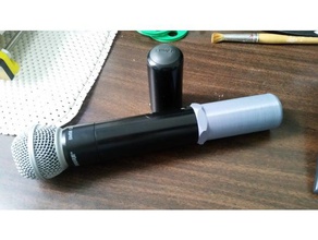 shure sm58 microfono batteria tazza di ricambio audio 3d print model - Mito3D
