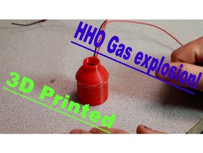 generatore di hho l'elettronica impressionante cool epico l'esplosione il ges casa fatto in l'idrogeno lega leggende fare ossigeno l'aceto 3d print model - Mito3D