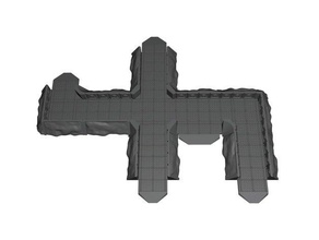 wargame terrain trench set buildings & structures 40k tabletop wargaming warhammer 3d print model - Mito3D