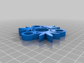 3-teilige spinnerjuana Spielzeug & Spiele fidget spinner Marihuana-Blatt 3d print model - Mito3D