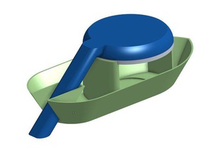 pop Boot Spielzeug & Spiele 3d print model - Mito3D