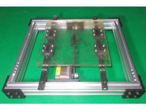 092-diy y axis slide aluminium frame homemade 3d printer laser cnc router milling printing 3d print model - Mito3D