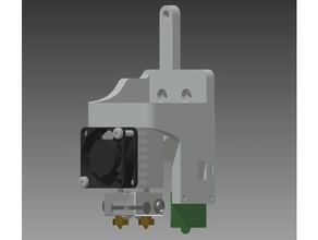 hypercube chimera cyclops hotend dc42 ir probe mount 3d printer parts 3d print model - Mito3D