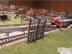 bb oberleitung fahrdrahtausschalter models 1 87 eisenbahn h0 scale m rklin modellbahn model railroad roco 3d print model - Mito3D