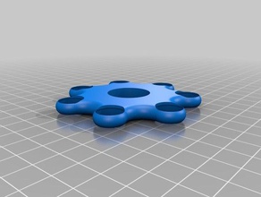 bot spinner - 7 düğüm mekanik oyuncaklar özelleştirilmiş 3d print model - Mito3D