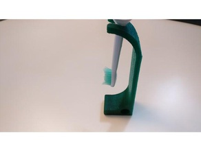spazzolino elettrico testina titolare bagno da denti stand 3d print model - Mito3D