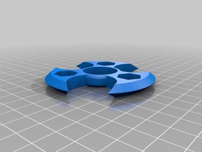 tri-razor m8 fidget spinner Spielzeug & Spiele kundengebundene 3d print model - Mito3D