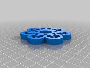 gear spinner mechanical toys customized 3d print model - Mito3D