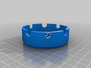Aschenbecher saint etienne 3d-drucken Fuß Fußball 3d print model - Mito3D