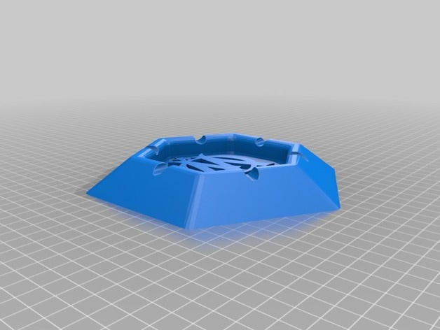 Aschenbecher olympique marseille Kunst-tools cendrier Fußball Fußball-team Rauch Rauchen 3D print model - Mito3D