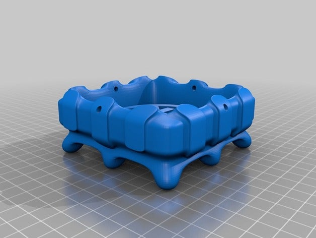 Aschenbecher Rauchen verboten Kunst-tools 3D print model - Mito3D