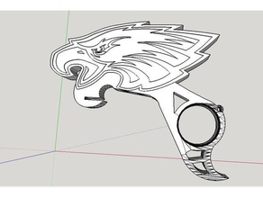 eagles bottle opener kitchen & dining 3d print model - Mito3D