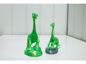 arlo standing rock brinquedos & games criança crianças dinossauro disney boa kid a pixar stl bom 3d print model - Mito3D