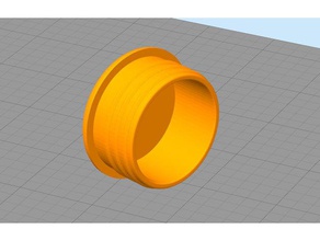 simple pipe end cap diy 3d print model - Mito3D