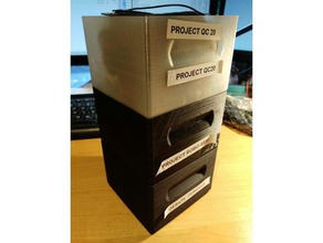 scatole componibili organizzazione box impilabile 3d print model - Mito3D